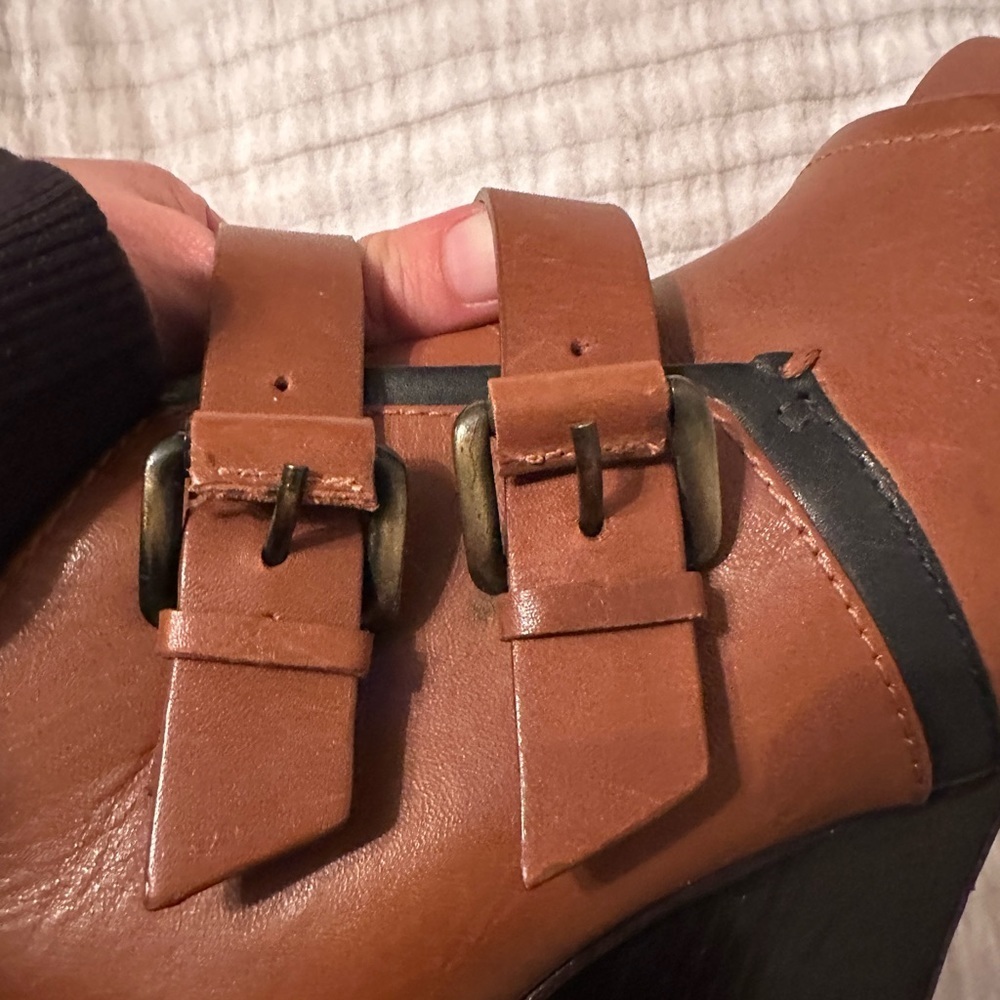 10 Crosby Derek Lam Zale Wedge Booties - Size 8 - Picture 9 of 11